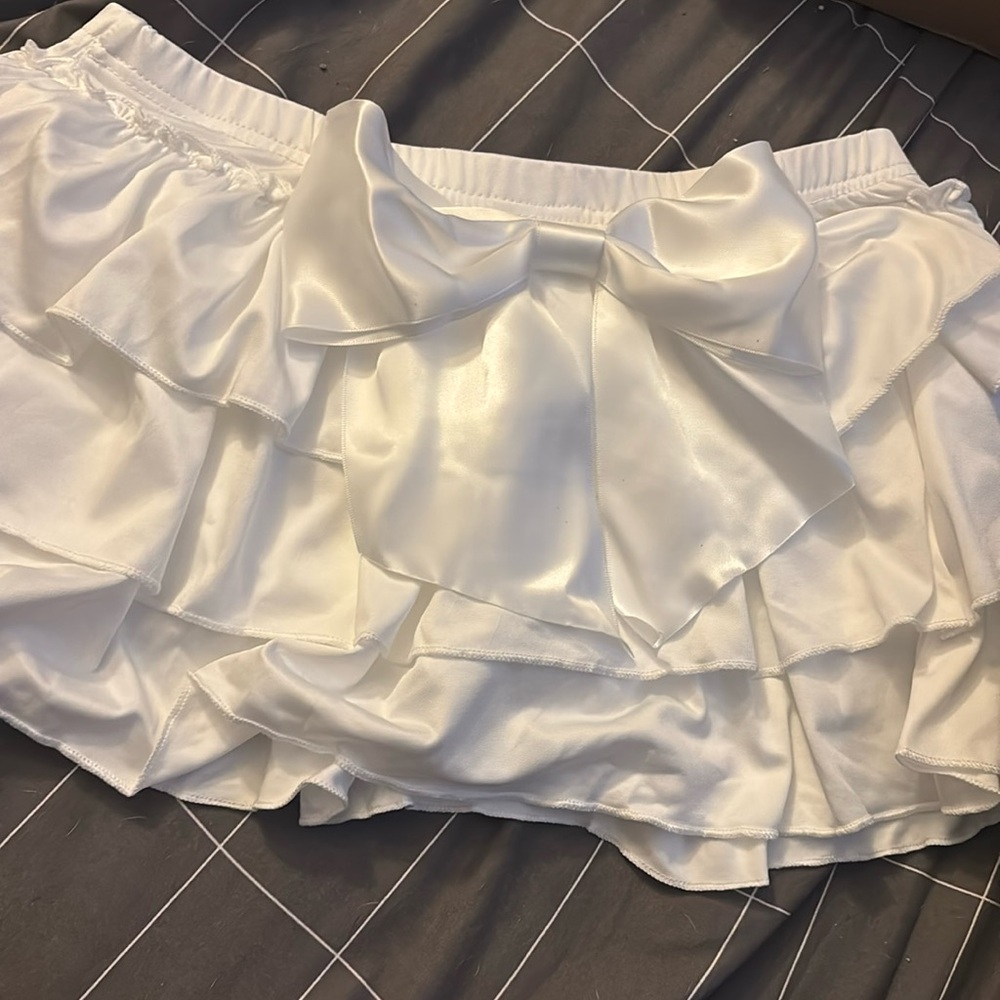 White skirt